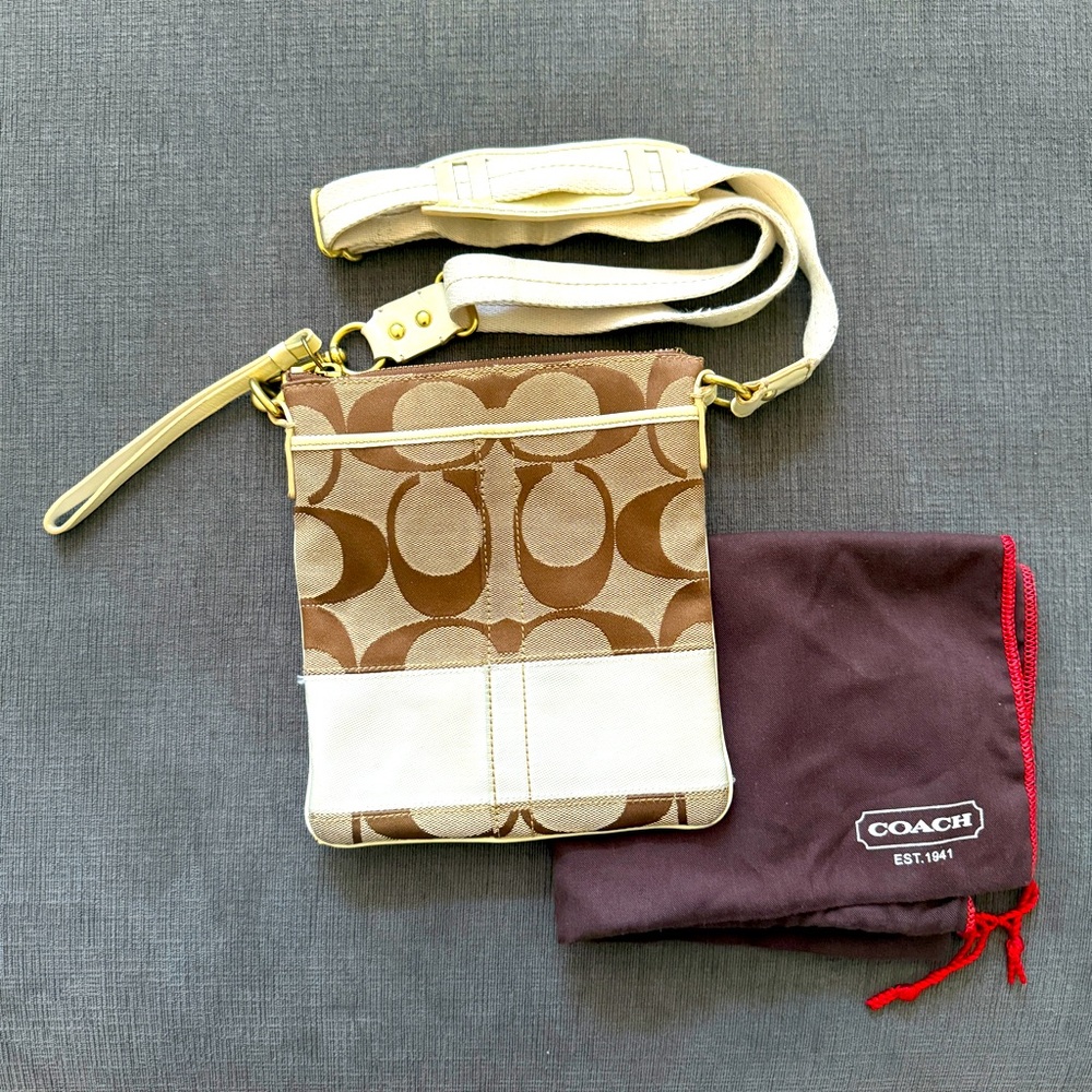 Coach Monogram C Crossbody Bag